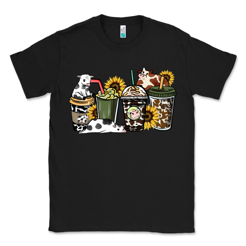 Cowhide Coffee Cup Classic Tee by HowdyJamesFarm | Teevron