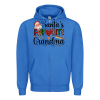 True Royal santa's favorite grandma Zipper Hoodie - AdoDesignShop