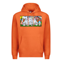 Carrot Easter Bunnies Premium Hoodie - RanaPortraitStore