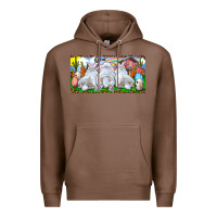 Chestnut Easter Bunnies Premium Hoodie - RanaPortraitStore