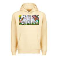 Pina Colada Easter Bunnies Premium Hoodie - RanaPortraitStore