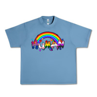 Pebble Blue Human pride Urban Heavy Tee - FaDigitalArtStudio
