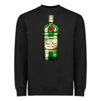 Black have fun gin bottle Heavyweight Sweatshirt - AdoDesignShop