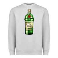 Heather Grey have fun gin bottle Heavyweight Sweatshirt - AdoDesignShop