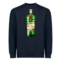 Navy have fun gin bottle Heavyweight Sweatshirt - AdoDesignShop
