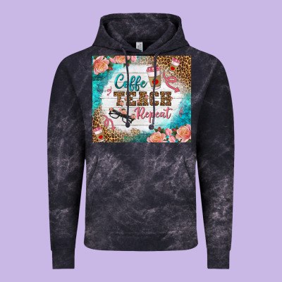 Coffee Teach Repeat Tumbler Vintage Hoodie Designed By Bundleandbundleshop