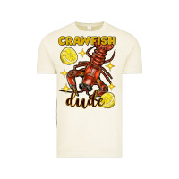 Vintage Arctic Mardi Gras Crawfish dude Vintage Tee - FaDigitalArtStudio
