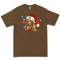 Cacao christmas heifer cow Premium Tee - CowGirlArtShop