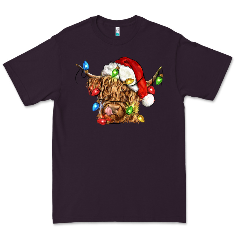 Christmas Heifer Cow Premium Tee by CowGirlArtShop | Teevron