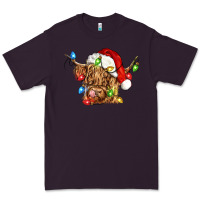 Plum christmas heifer cow Premium Tee - CowGirlArtShop