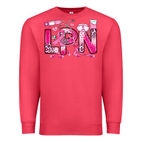 Cardinal breast cancer lpn licensed practical nurse Premium Sweatshirt - JahusDesignShop