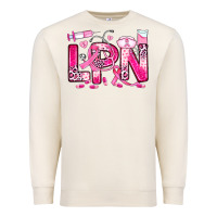 Breast Cancer Lpn Licensed Practical Nurse Premium Sweatshirt | Teevron
