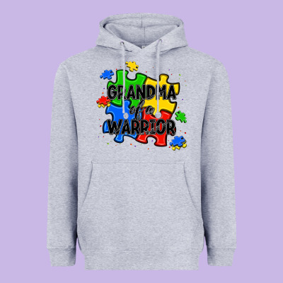 Grandma Of A Warrior Heavyweight Hoodie Designed By Jahusdesignshop