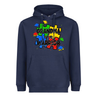 Navy grandma of a warrior Heavyweight Hoodie - JahusDesignShop