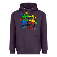 Plum grandma of a warrior Heavyweight Hoodie - JahusDesignShop