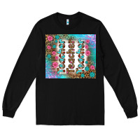 Black teacher gemstone and pink flower tumbler Long Sleeve Tee - BundleAndBundleShop