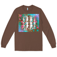 Chestnut teacher gemstone and pink flower tumbler Long Sleeve Tee - BundleAndBundleShop