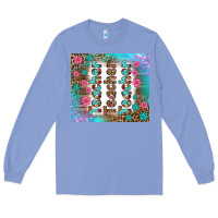 Colony Blue teacher gemstone and pink flower tumbler Long Sleeve Tee - BundleAndBundleShop