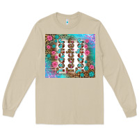 Mushroom teacher gemstone and pink flower tumbler Long Sleeve Tee - BundleAndBundleShop