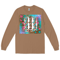 Toasted Coconut teacher gemstone and pink flower tumbler Long Sleeve Tee - BundleAndBundleShop