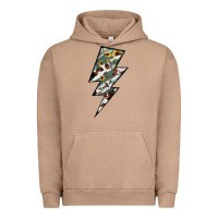 Pigment Burro Lightning Bolt Urban Hoodie - JahusDesignShop