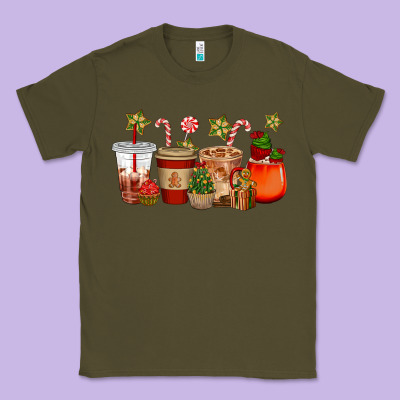 Christmas Cup Cakes Coffee Cups Classic Tee Designed By Cowgirlartshop