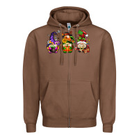 Chestnut hallothanksmas gnome Zipper Hoodie - AdoDesignShop