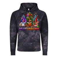 Cloud Black happy hallothanksmas Vintage Hoodie - FaDigitalArtStudio