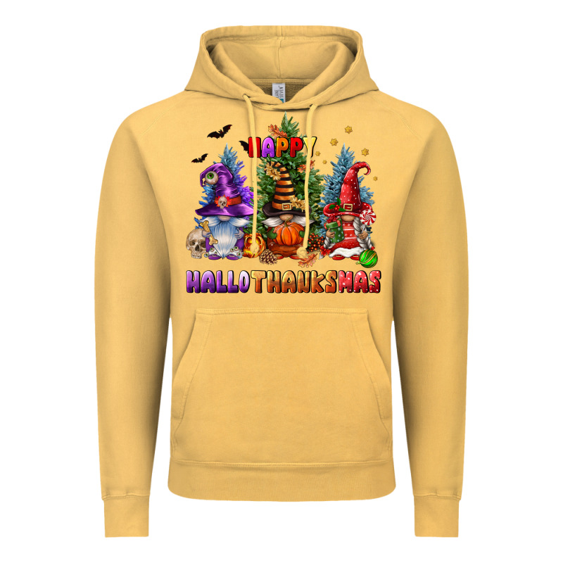 Happy Hallothanksmas Vintage Hoodie by FaDigitalArtStudio | Teevron