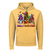 Vintage Mustard happy hallothanksmas Vintage Hoodie - FaDigitalArtStudio