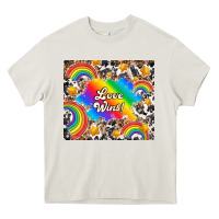 Cream love wins Heavy Core Tee - TumblerDesignByShophia
