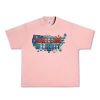 Salmon Sweet land of liberty Urban Heavy Tee - FaDigitalArtStudio