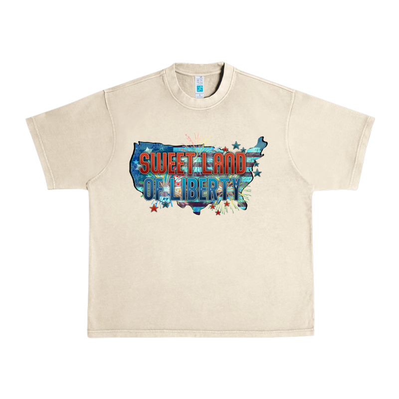 Sweet Land Of Liberty Urban Heavy Tee by FaDigitalArtStudio | Teevron