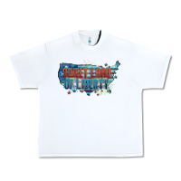 White Sweet land of liberty Urban Heavy Tee - FaDigitalArtStudio