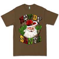 Cacao howdy santa western cactus christmas Premium Tee - CowGirlArtShop