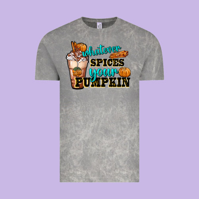 Whatever Spice Your Pumpkin Coffee Cup Vintage Tee Designed By Fadigitalartstudio