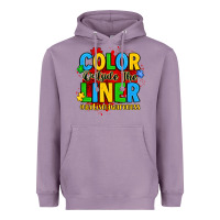 Lavender color outside the liner autism awareness Heavyweight Hoodie - JahusDesignShop