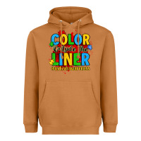 Meerkat color outside the liner autism awareness Heavyweight Hoodie - JahusDesignShop
