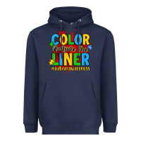 Navy color outside the liner autism awareness Heavyweight Hoodie - JahusDesignShop