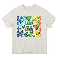 Cream love has no gender Heavy Core Tee - TumblerDesignByShophia