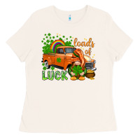 Bone St. Patrick's Loads of luck with gnome Ladies Tee - HowdyJamesFarm