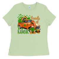 Matcha St. Patrick's Loads of luck with gnome Ladies Tee - HowdyJamesFarm