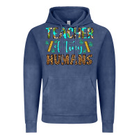 Vintage Denim teacher of tiny humans Vintage Hoodie - BundleAndBundleShop