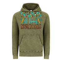 Vintage Olive teacher of tiny humans Vintage Hoodie - BundleAndBundleShop