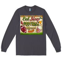 Smoke eat sleep football repeat tumbler Long Sleeve Tee - BundleAndBundleShop