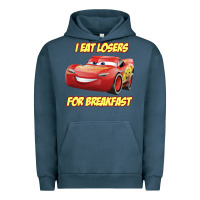 Pigment Midnight Navy movie cartoon cars Urban Hoodie - DesigneFamous