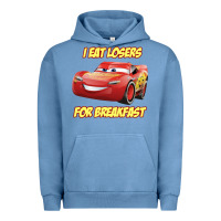 Pigment Pebble Blue movie cartoon cars Urban Hoodie - DesigneFamous