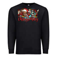 Black mooey christmas sunflower Premium Sweatshirt - JahusDesignShop