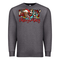 Charcoal Heather mooey christmas sunflower Premium Sweatshirt - JahusDesignShop