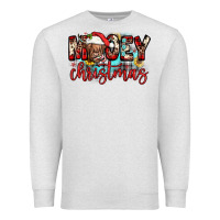Oatmeal Heather mooey christmas sunflower Premium Sweatshirt - JahusDesignShop